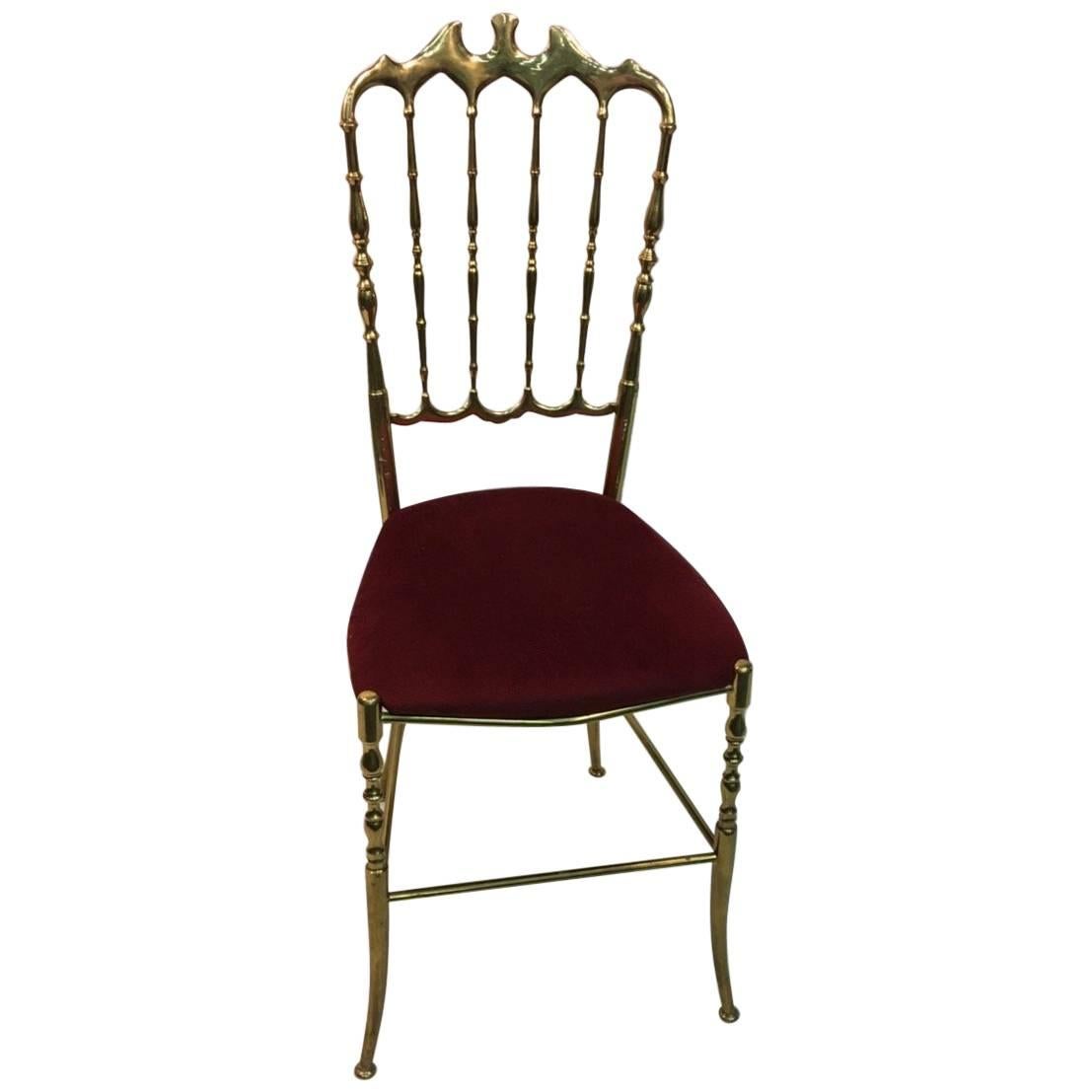 Italian Chiavari Chair Brass High Style
