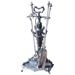 19th Century English Fireplace Tools or Fire Tools