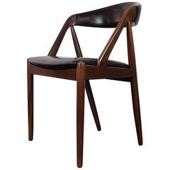 Kai Kristiansen Model 31 Teak 
A
 Frame Chair for Schou Andersen, 1960s
