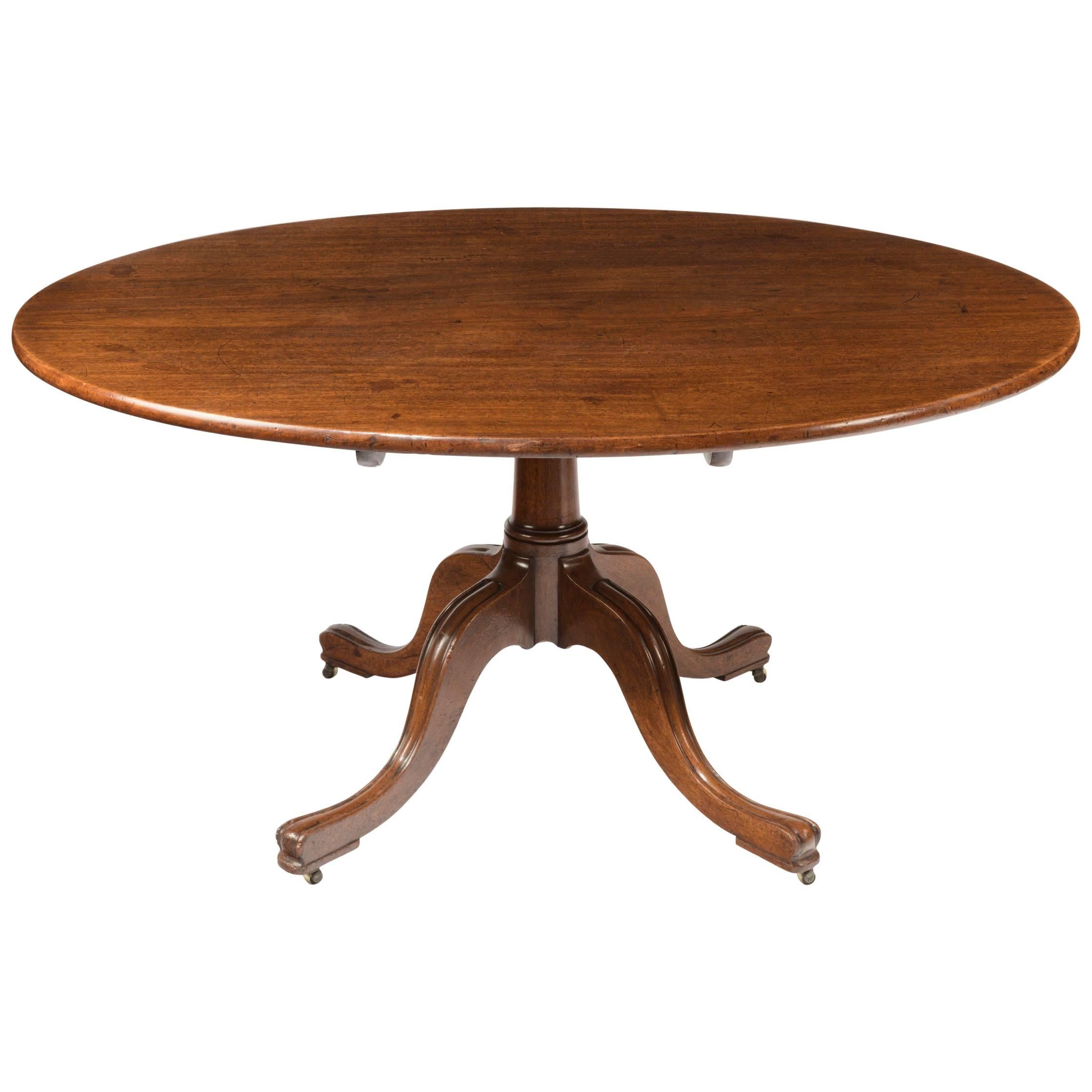 George III Oval Breakfast Table by Gillow For Sale