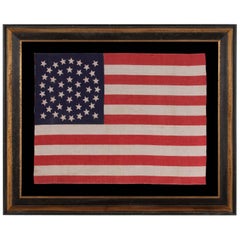 Used 44 Stars On A Large Scale Parade Flag, Wyoming Statehood 