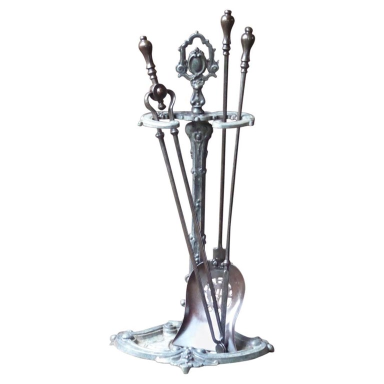 19th Century English Fireplace Tools or Fire Tools For Sale at 1stdibs