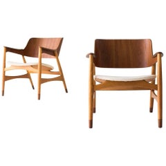 Jens Hjorth Lounge Chairs for Randers Stolefabrik