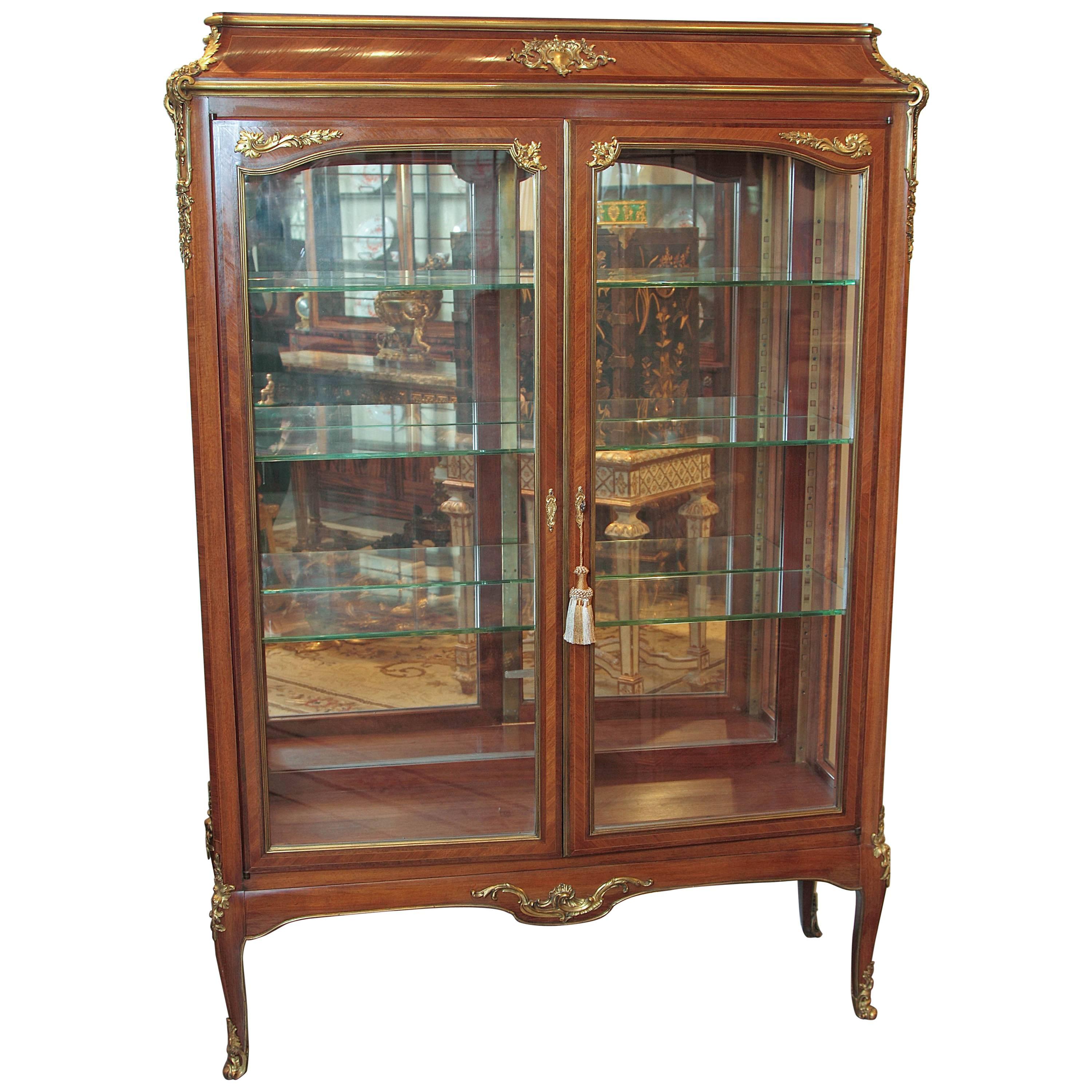 19th Century Fine Viewing Vitrine Signed G. Durand For Sale