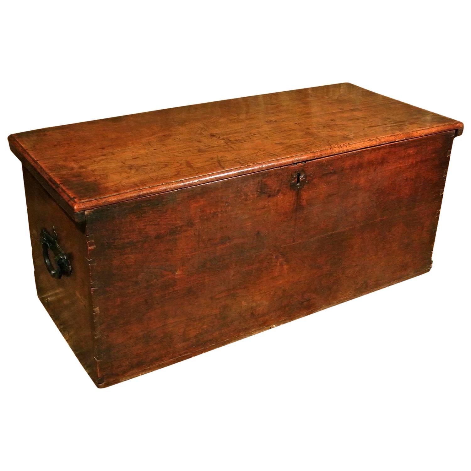 William and Mary Solid Elm Bed Box 