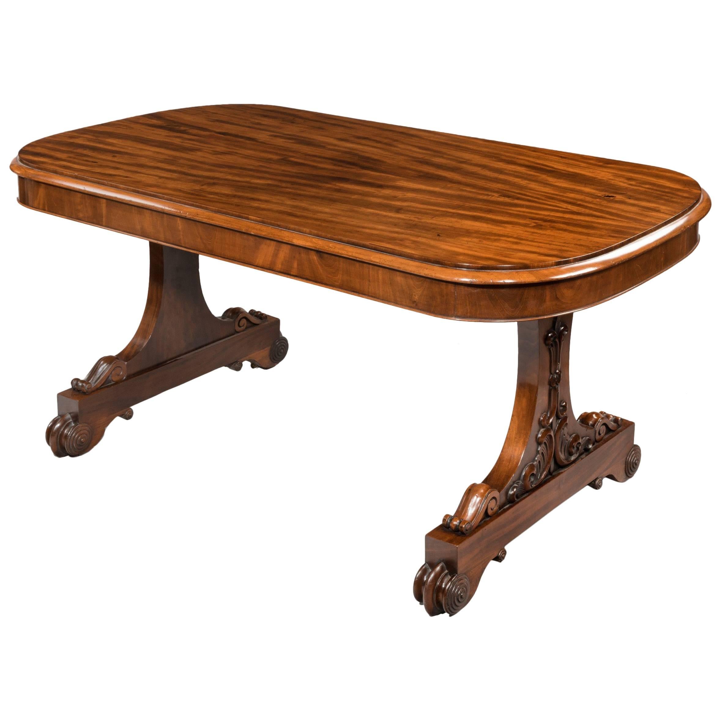 Regency Period End Support Writing Table For Sale