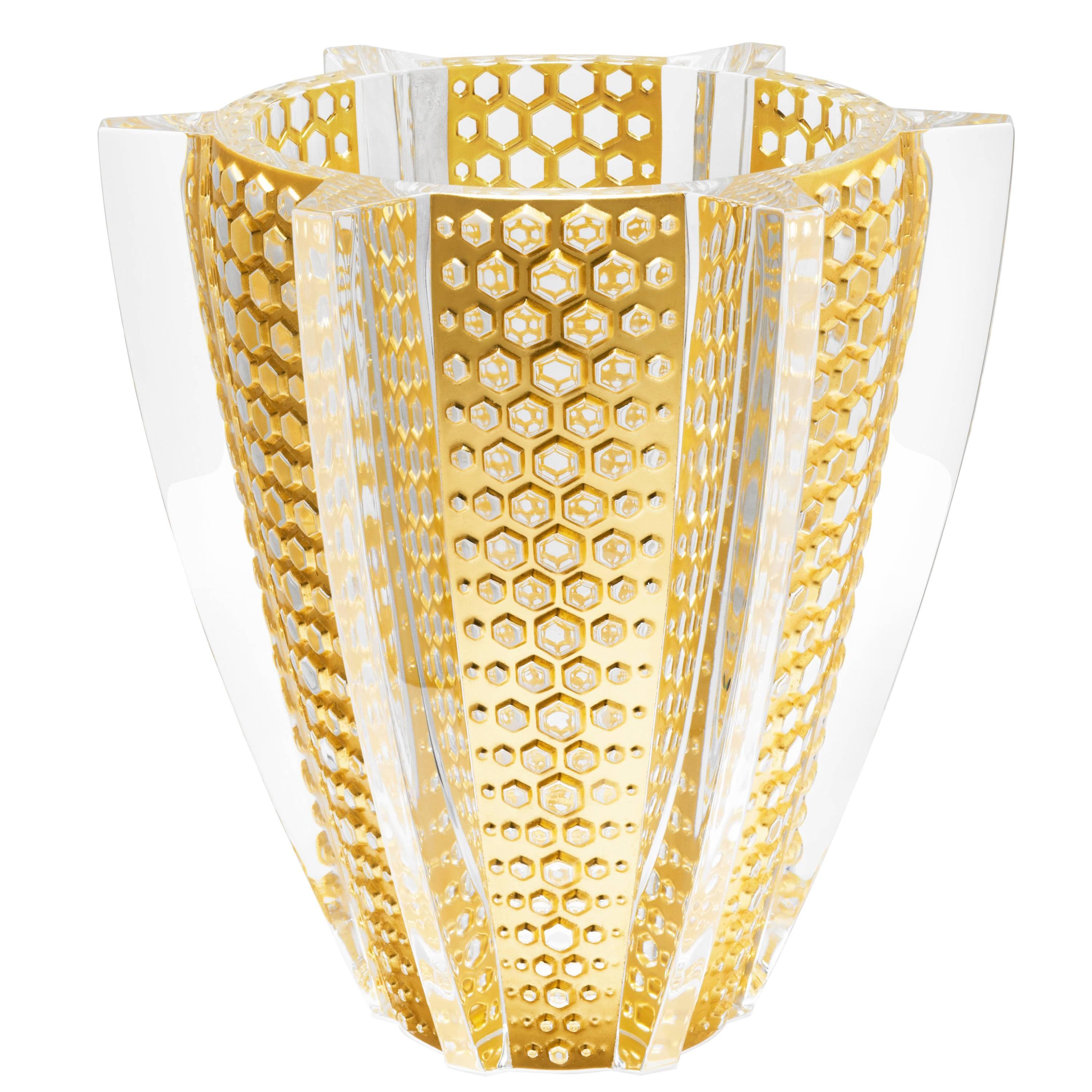 LALIQUE Rayons Vase Limited Edition 88 ex  For Sale