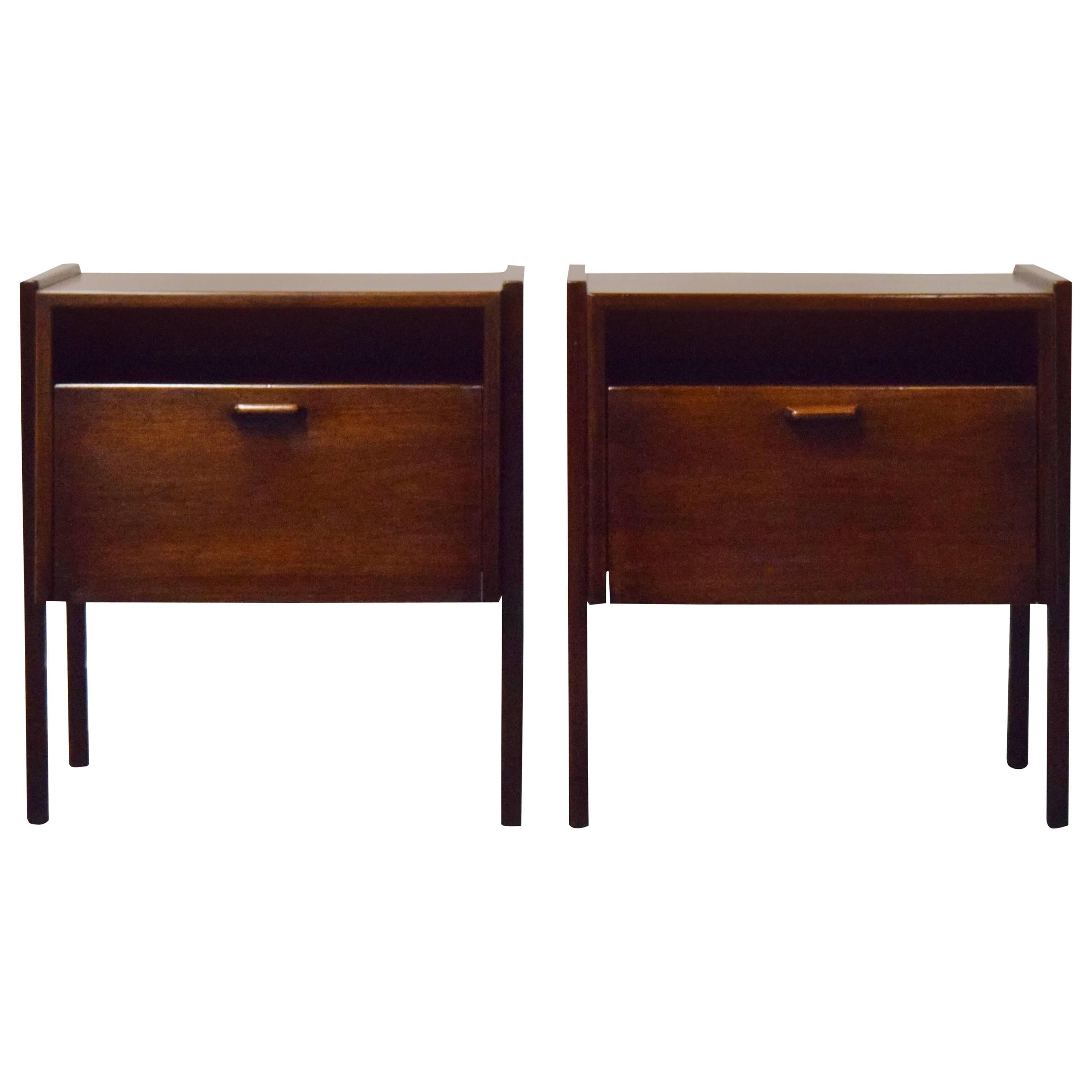 Pair of Jens Risom Nightstands or End Tables