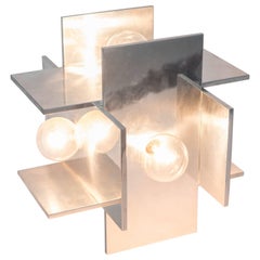 Sculptural Modernist Aluminium Table Lamp