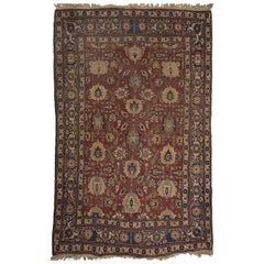 Antique Ispahan Shahabaz Carpet.