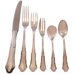 Savoy by Buccellati Italy Sterling Silver Flatware Set for 8 Service 48 Pieces