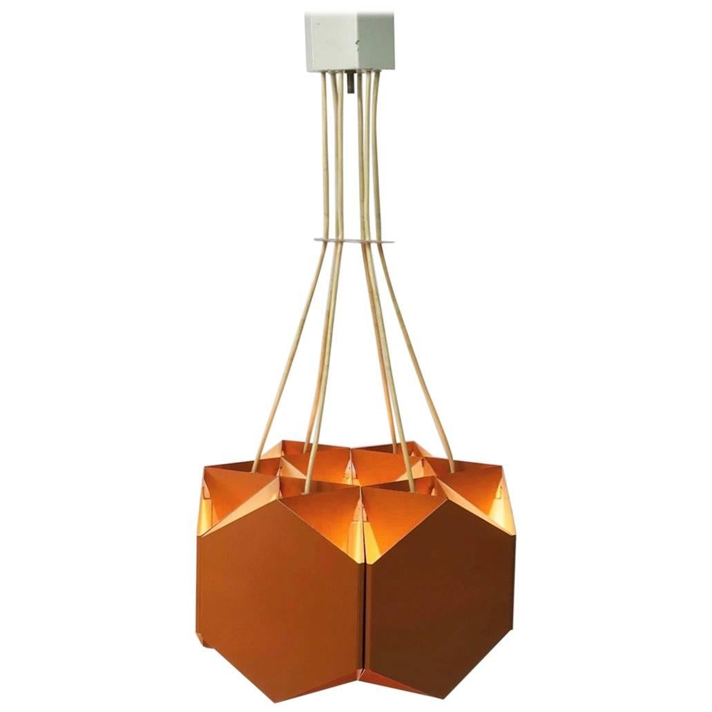 Very Unique Chandelier by Ole Panton for Lyfa of Denmark, Mid-1960s