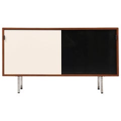 Florence Knoll Lacquered and Walnut Credenza