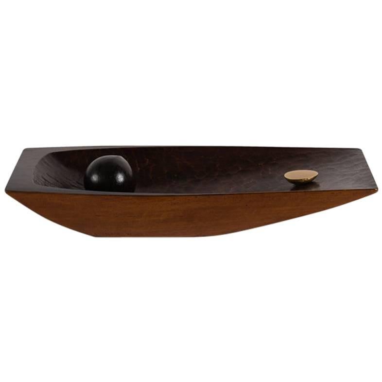 Hisao Yamagata, Contemporary Sculpture with Lowered Basin, Japan, C. 1970 For Sale