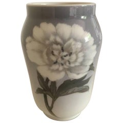 Royal Copenhagen Vase #92/108 Motif with White Peony