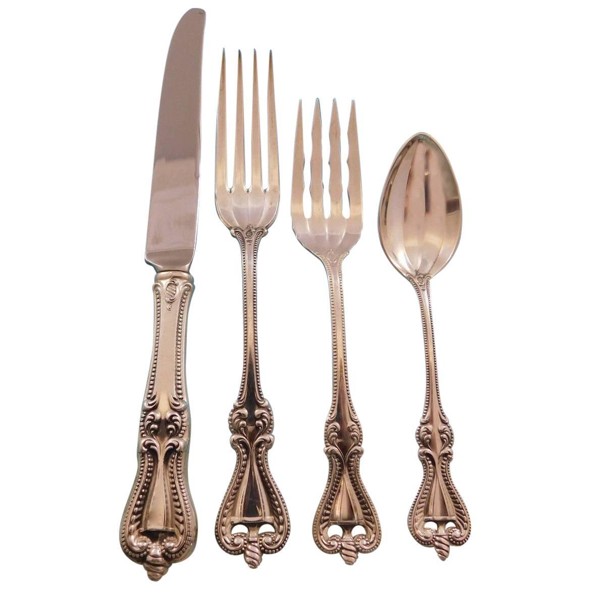 Old Colonial by Towle Sterling Silver Flatware Set Service 24 Pieces