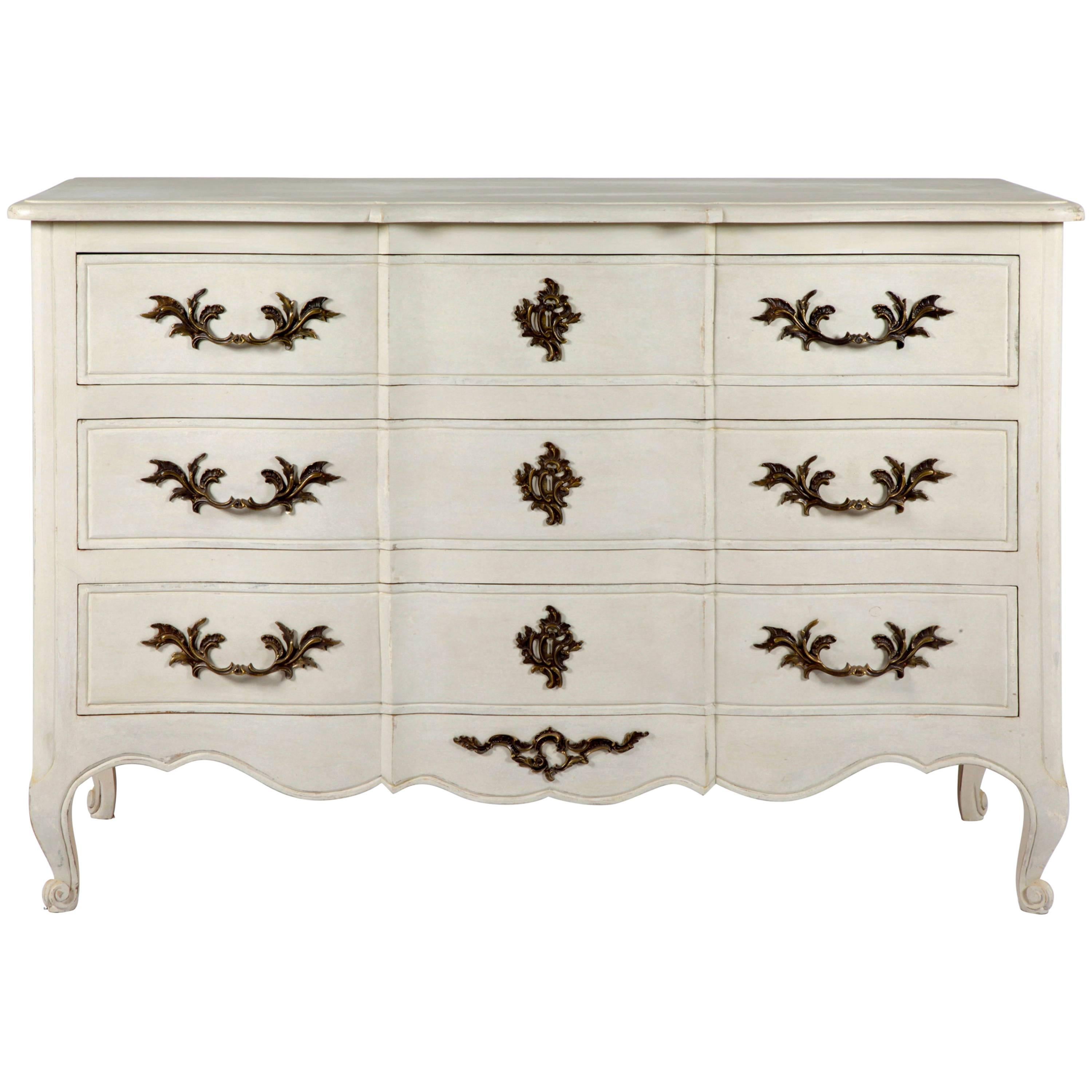 Regence Style painted Chest of Drawers