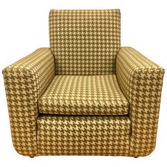 Mid Century Modern French Cubist Club Chair Armchair