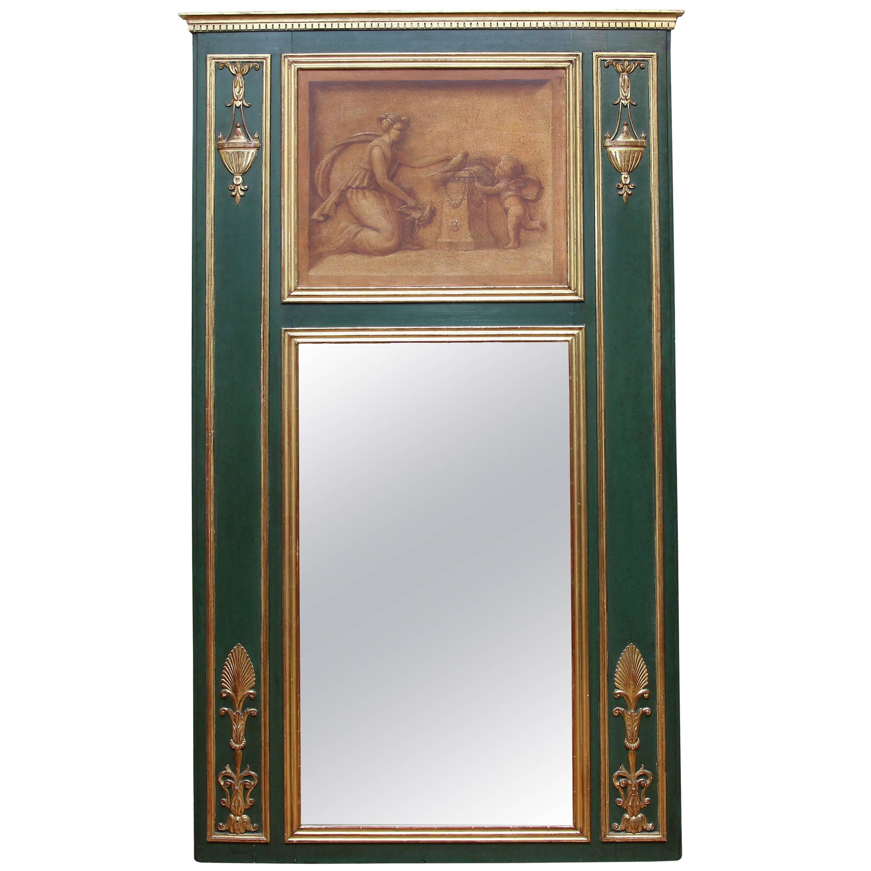 Neoclassical  Trumeau Mirror 