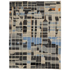 Contemporary Moroccan Style Rug with Modern Design