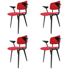Set of Four Revolt Armchairs by Friso Kramer for Ahrend Cirkel