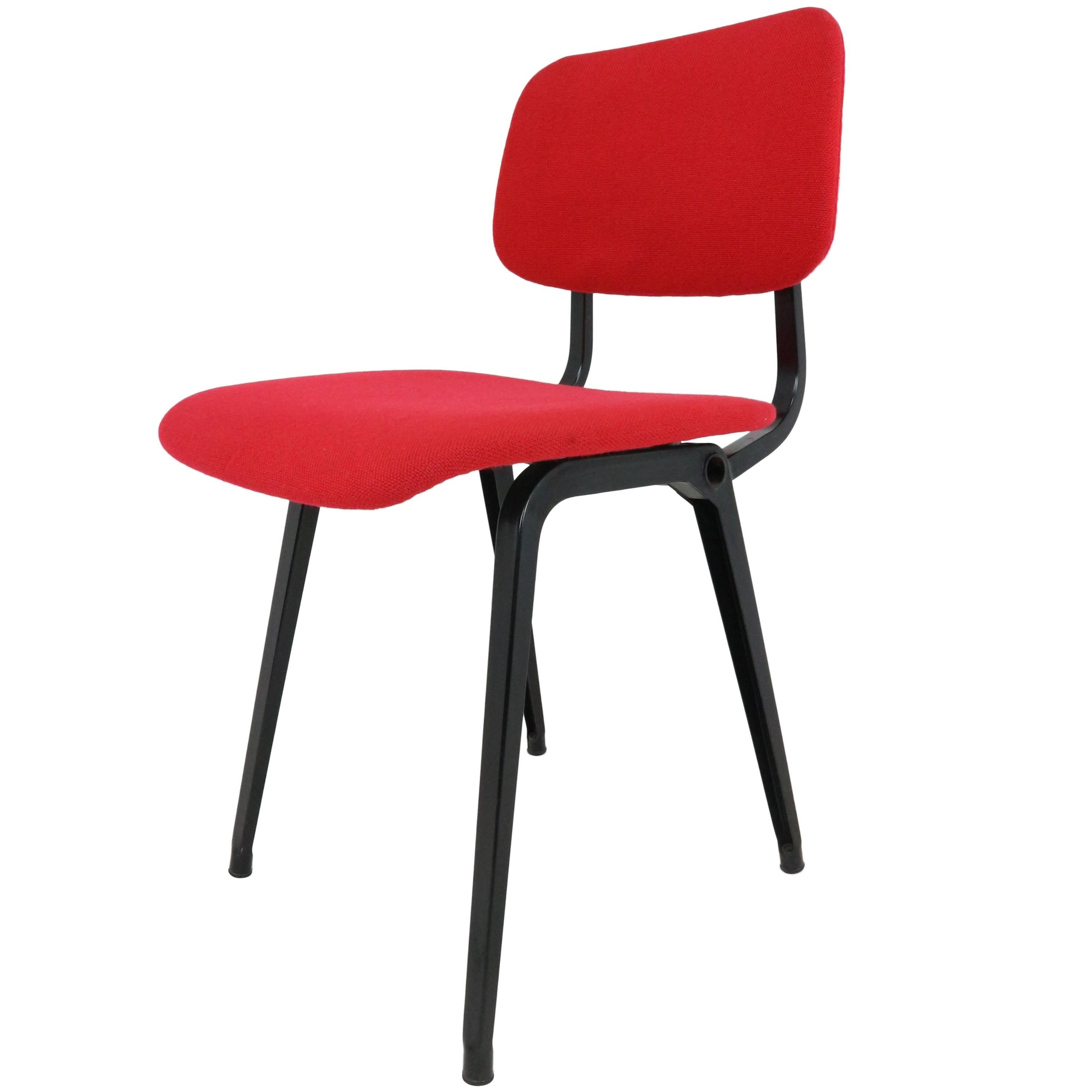 Revolt Armhairs by Friso Kramer for Ahrend Cirkel Upholstered in Red