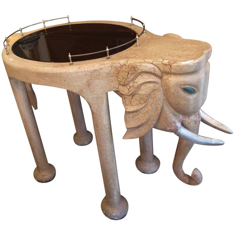 Marge Carson American Elephant Bar, late 20th century For Sale at 1stDibs