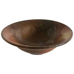 Bing & Grondahl Early Stoneware Bowl #195, Signed EB