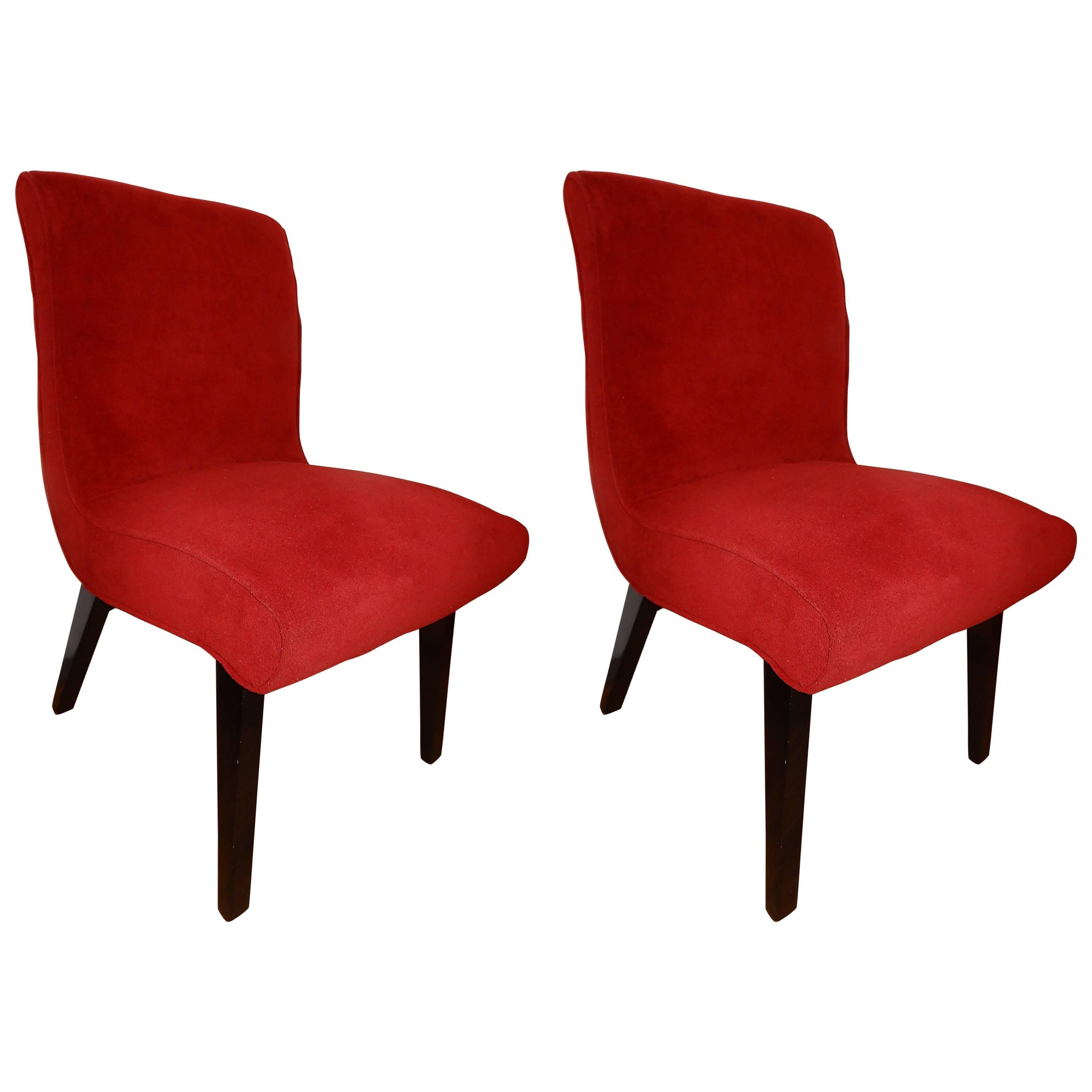 Set of Mid-Century Modern Jens Risom Scoop Chairs for Knoll, 1950s