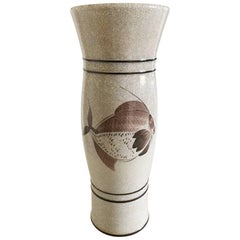 Bing & Grondahl Art Deco Vase with Fish 118K/371
