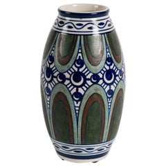 Charles Catteau, Art Deco Vase, Belgium, circa 1920