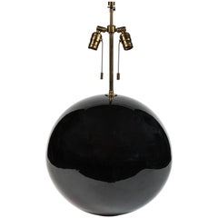 Vintage Bowling Ball Lamp Attributed to Karl Springer