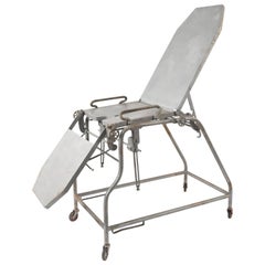 Antique Iron Medical Exam or Operation Chair