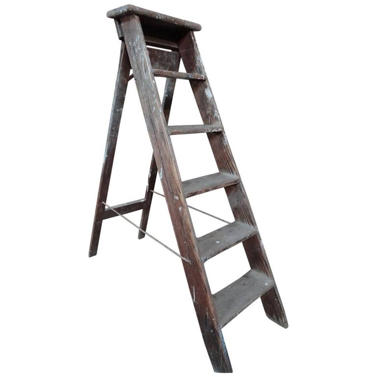 Vintage Step Ladders | Vintage Prop Hire by The Prop Library