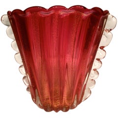 ARCHIMEDE SEGUSO Vase in Murano glass circa 1950