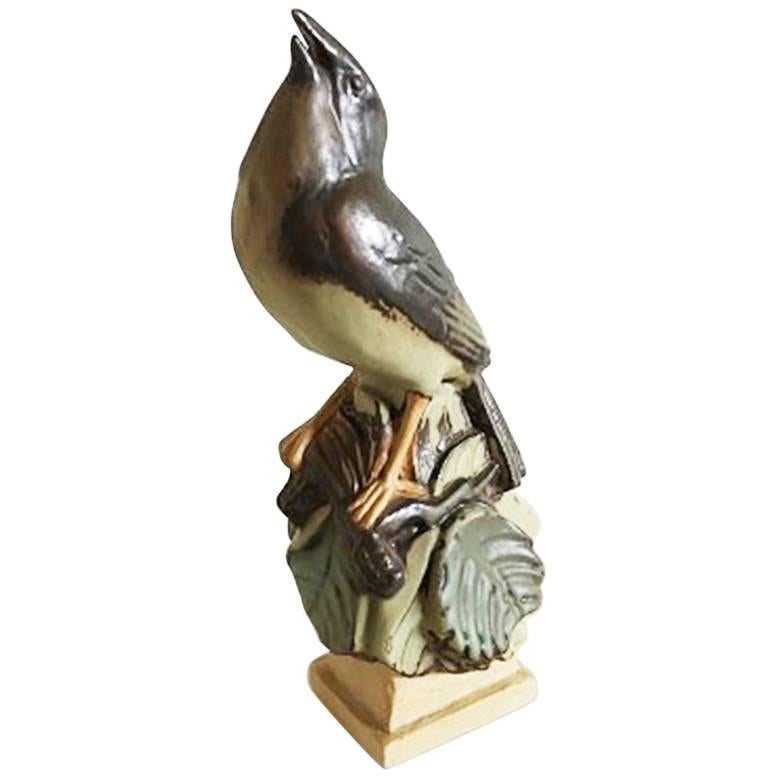 Bing & Grondahl K. Otto Johansen Stoneware Figurine of Bird #7034 For Sale