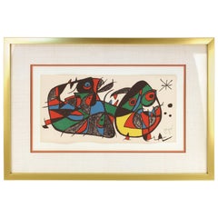 Joan Miro Lithographie mit dem Titel "Miró Escultor:: Italien"
