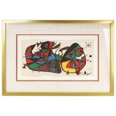 Joan Miro Lithograph Titled 'Miró Escultor, Italy'