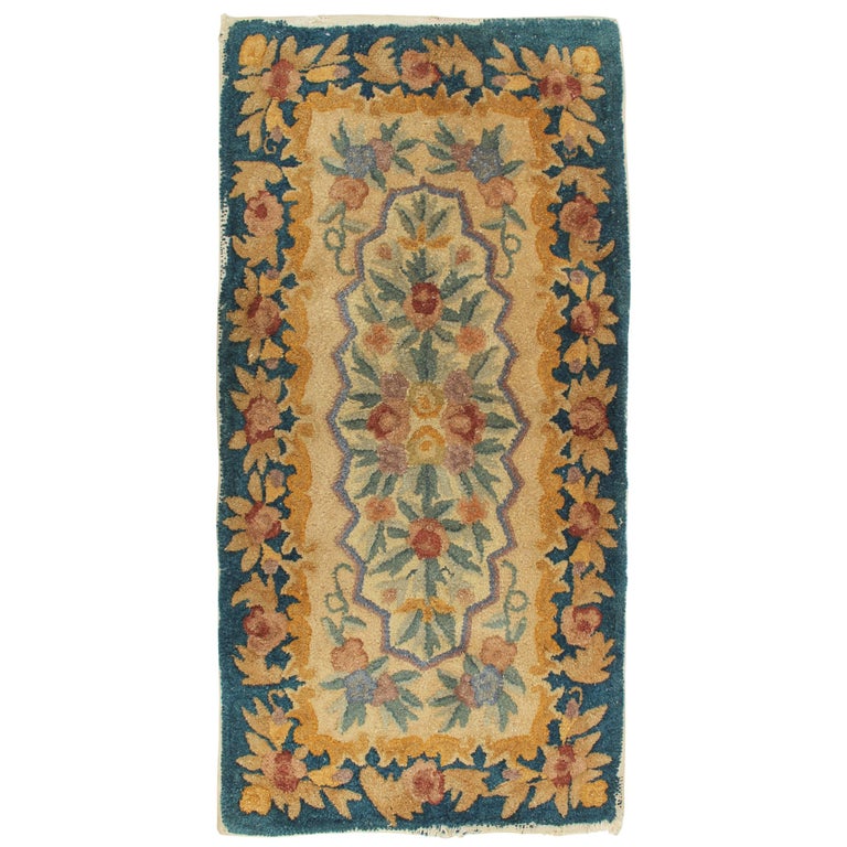 Floral Area Rug For Sale at 1stdibs