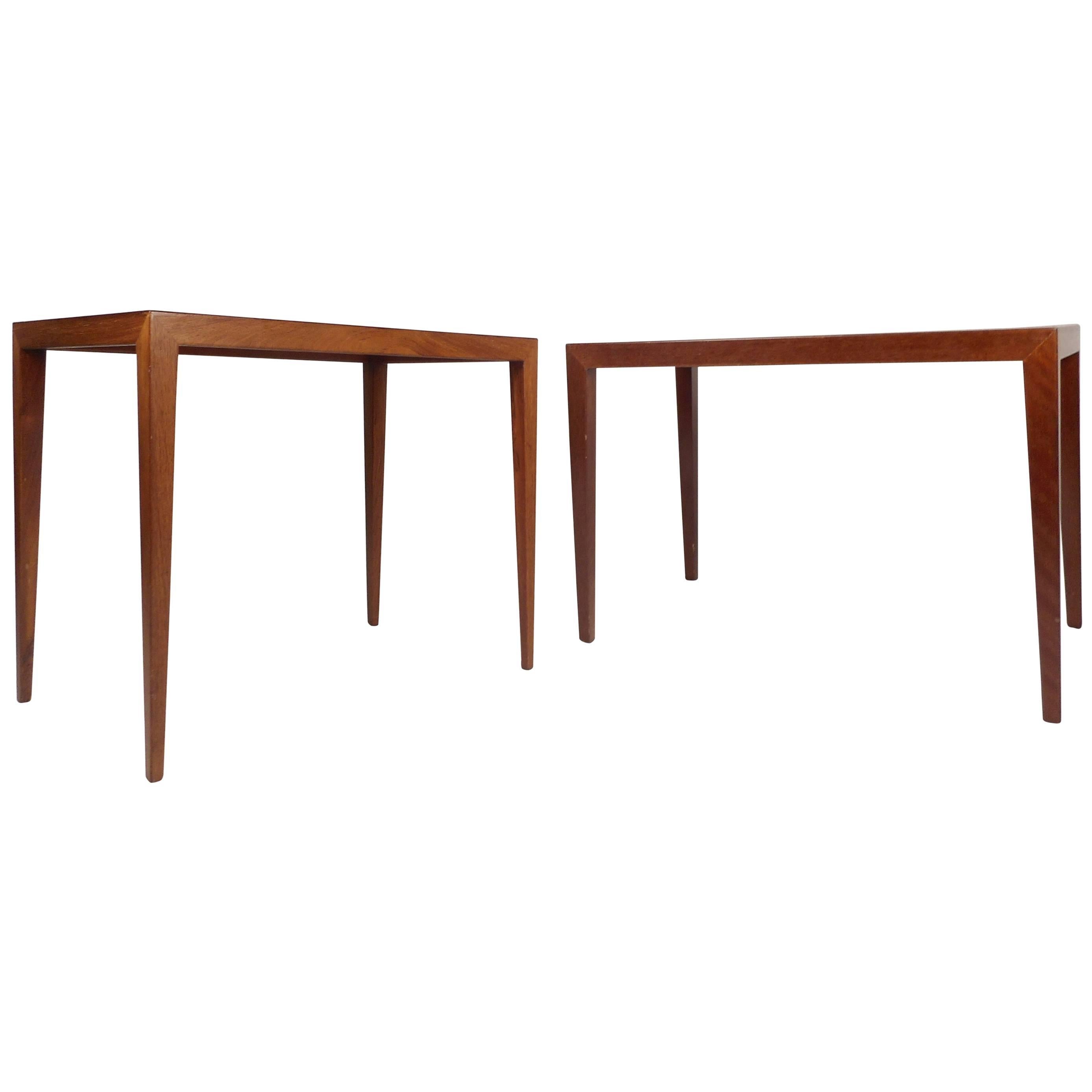 Pair of Midcentury Danish End Tables