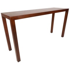 Mid-Century Modern Parsons Style Console Table