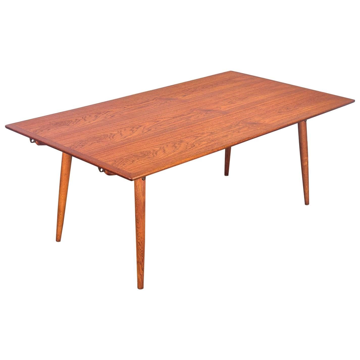 Hans J. Wegner JH570 Teak Dining Table for Johannes Hansen