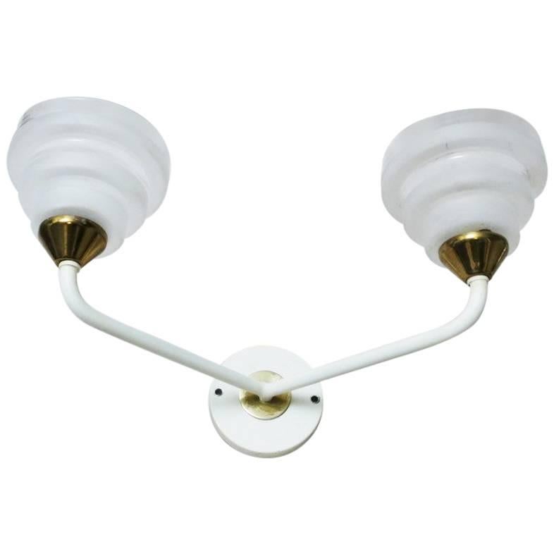 French Mid-Century Modern Sconce by Arlus For Sale