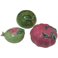 Chinese Export Porcelain Altar Fruit Grouping
