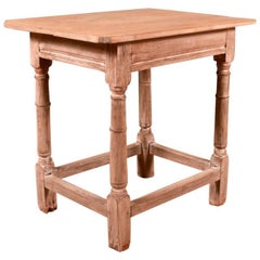 Bleached Oak Lamp Table