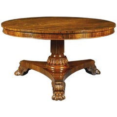 George IV Rosewood Centre Table in the Manner of Gillows