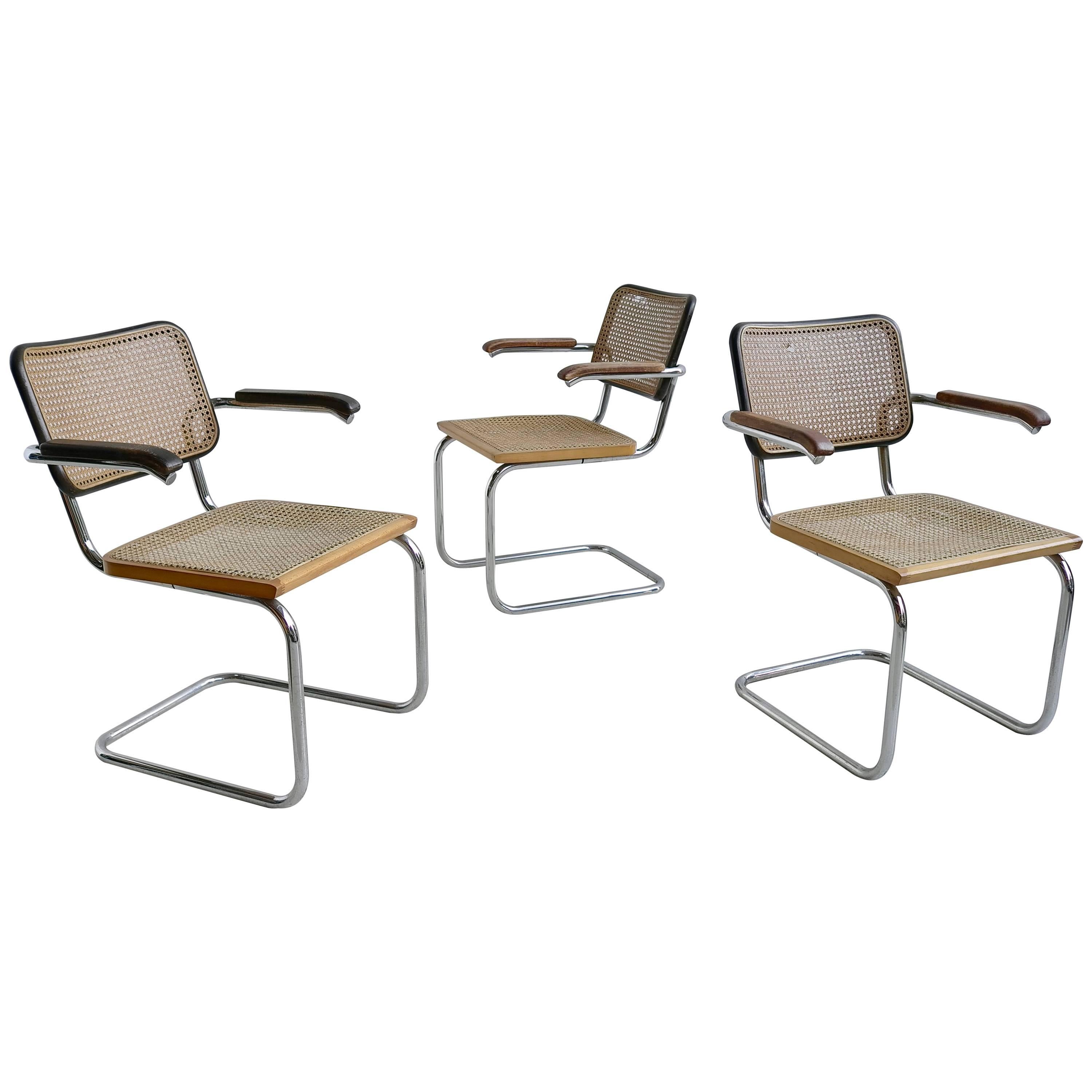 Marcel Breuer S64 Chairs by Thonet Early Editions