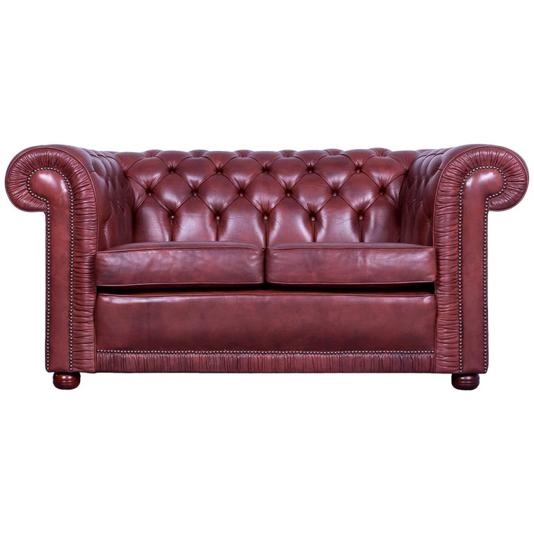 Small Vintage Chesterfield Sofa, England, circa 1920 1940 at 1stdibs