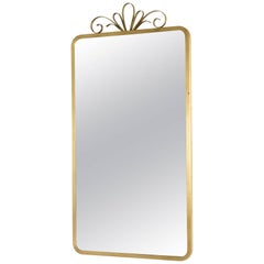 Brass Wall Mirror from Ystad Metal