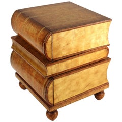 Maitland Smith Stacked Book Side Table